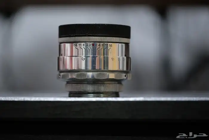 عدسة هيليوس 58mm f2 مع أدابتر فوجي 0