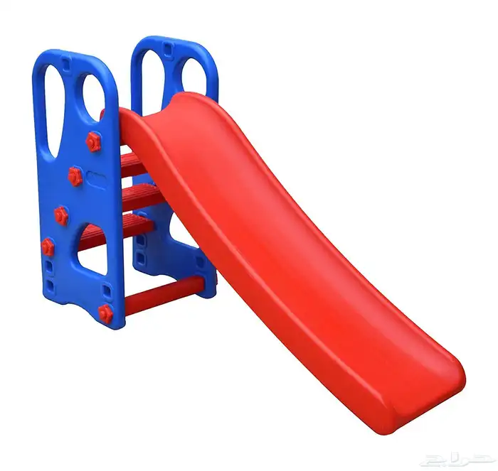 زحليقة اطفال بلاستيكية - زحاليق اطفال مع كرة سلة حجم الوسط 1