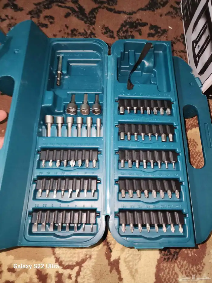 ارخص وافضل واقوي طقم قطع وريش دريل ماكيتا أصليه 5