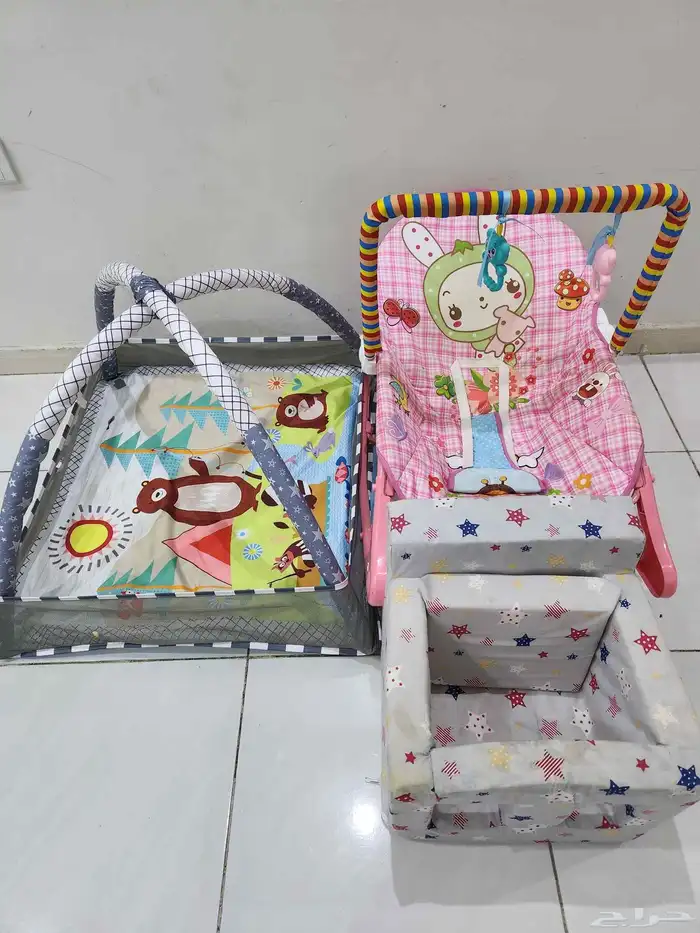 مقعد وهزاز وفرشة اطفال 0