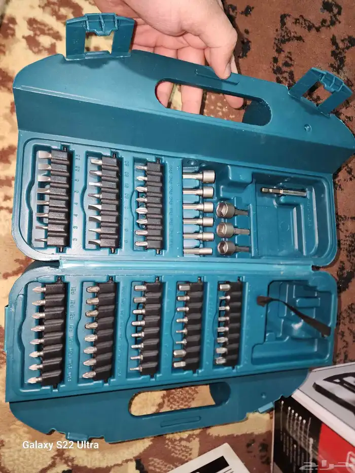 ارخص وافضل واقوي طقم قطع وريش دريل ماكيتا أصليه 6