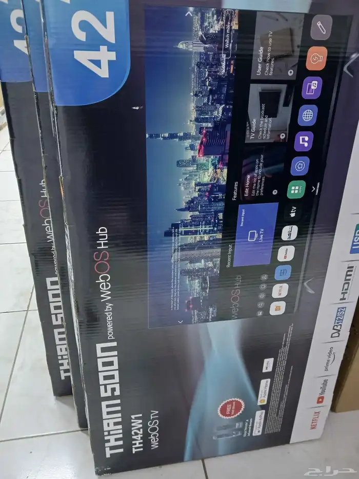 بيع شاشة شاشات تلفزيون جديد توصيل تركيب فوري اخر اصدار 4k 13