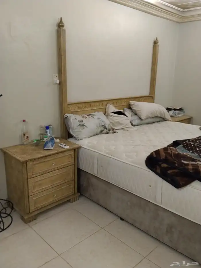 غرفة نوم مكيفات فرن كهربائي براد ماء 2 كنب حرف L 2