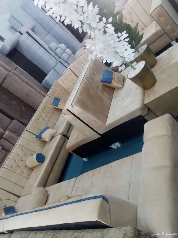 مجالس كنبات جاهز مقاس 4في5زاويتين 10