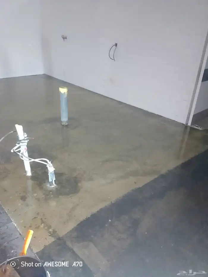 عزل خزانات المياه الأرضية بتبوك 1