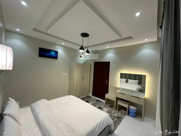 شقق مفروشه فاخره جديده للايجار الشهري حي الصفا 1