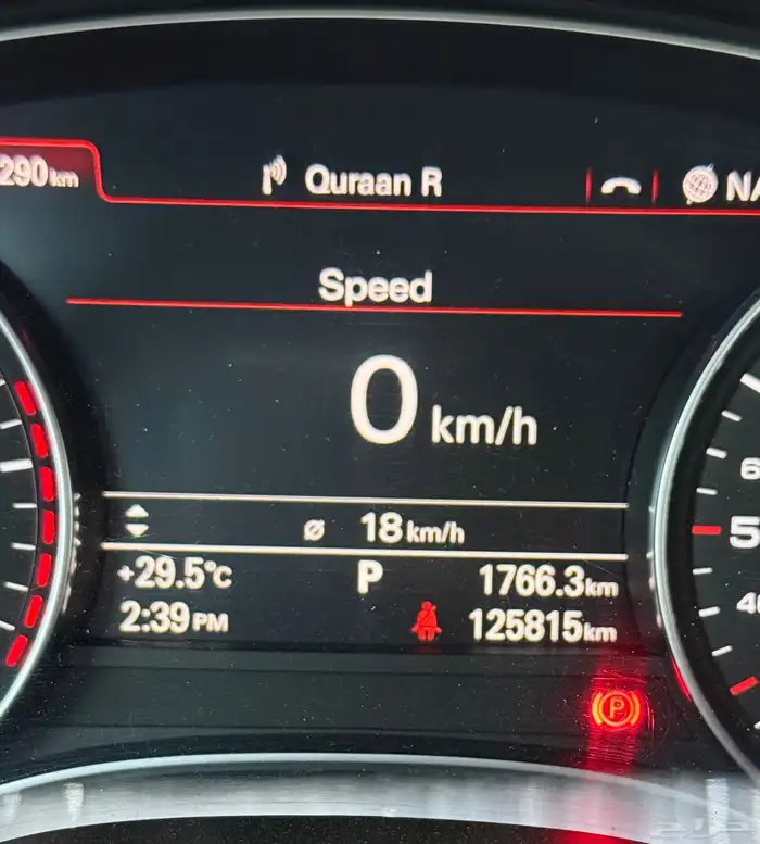 Audi A6  2018 حالة الوكالة 9