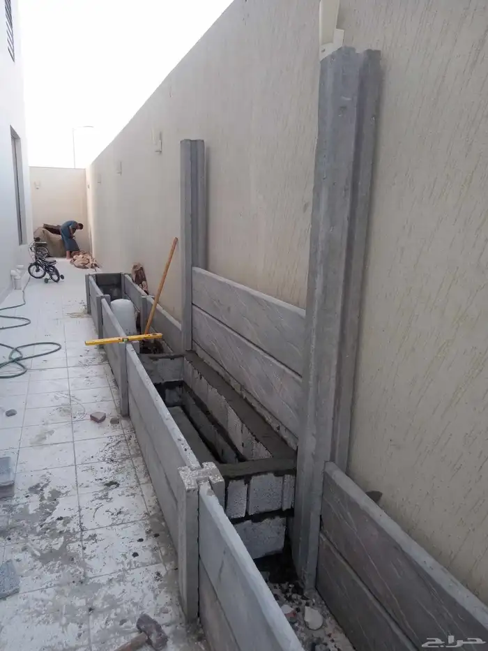 احواض زرع وشلالات اسمنتية تركيب داخل الاحساء 4