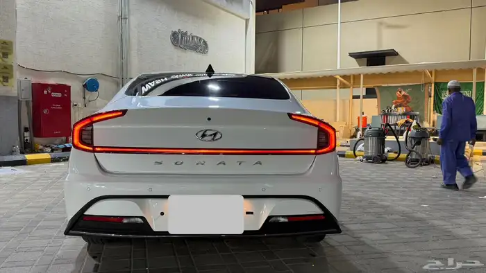سوناتا هونداي 2021 أبيض كوري ممشى 91 ألف 0