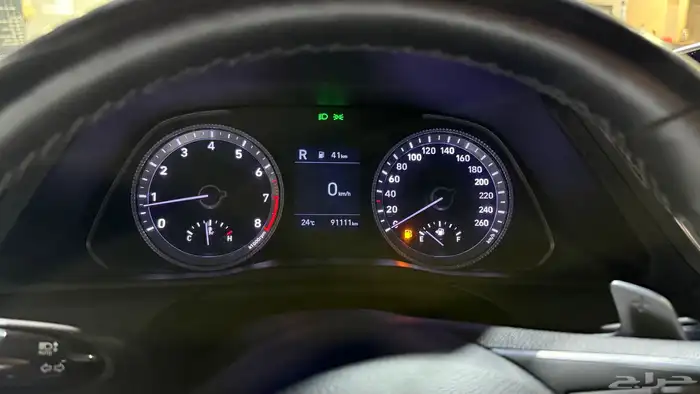 سوناتا هونداي 2021 أبيض كوري ممشى 91 ألف 7