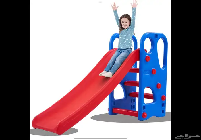 زحليقة اطفال بلاستيكية - زحاليق اطفال مع كرة سلة حجم الوسط 10