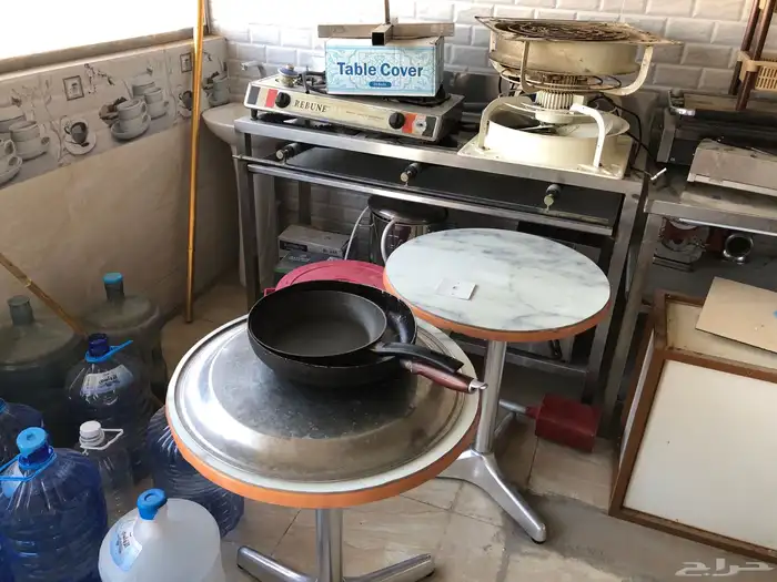 اغراض مطعم شاورما وبوفية للبيع 26