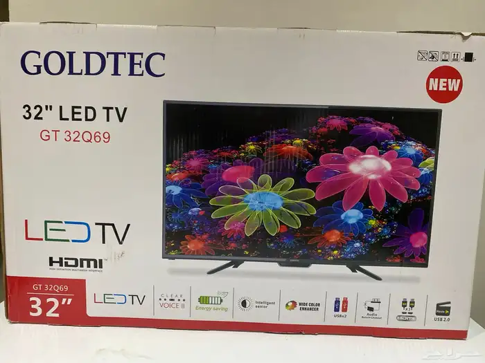 شاشة جولد تيك Goldtec مقاس 32 بوصة 0