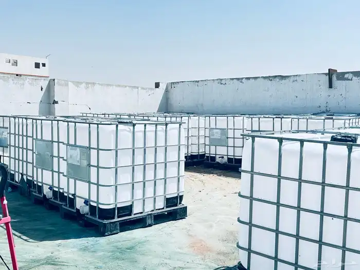 خزان ماء مربع 1000لتر شبك حديد طبالي بلاستيك وحديد 11