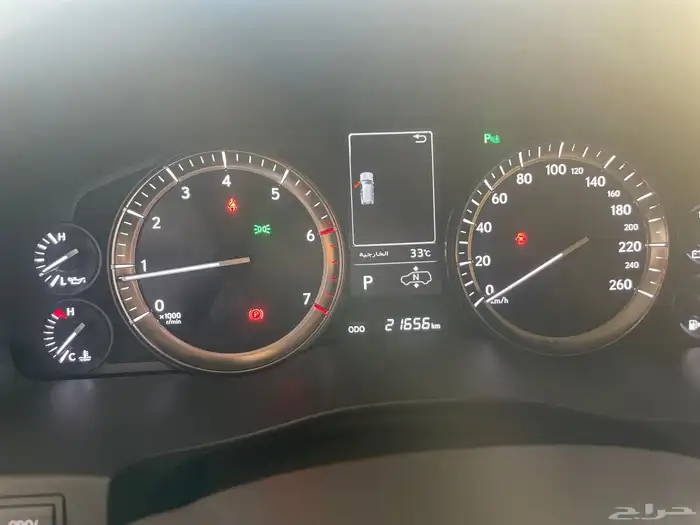 لكزس LX570 2020 ممشى 20 الف شرط 12