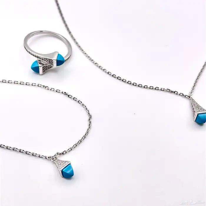 طقم فضة عير 925 2