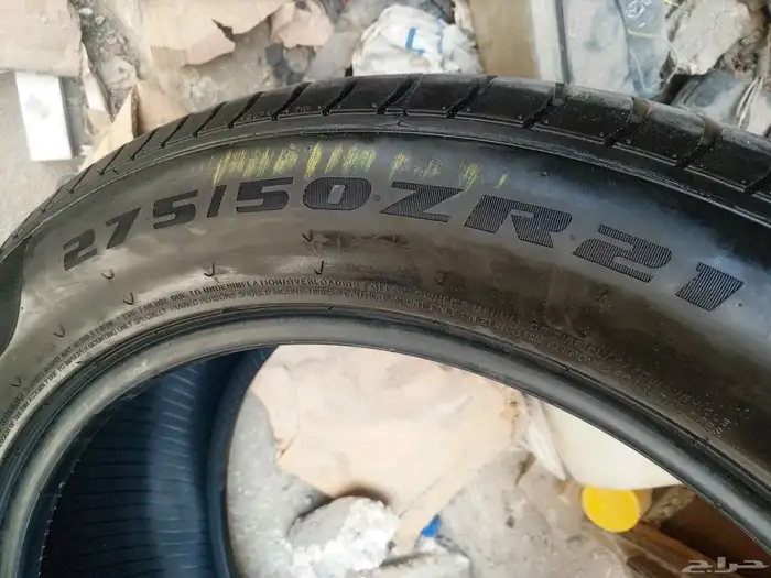كفرات مستعمله شبه جديد صيني مقاس 275 50 21 4