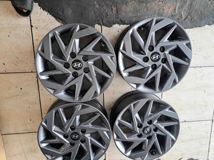 طقم جنوط النترا سمارت مقاس 16 اصليه وكاله 4