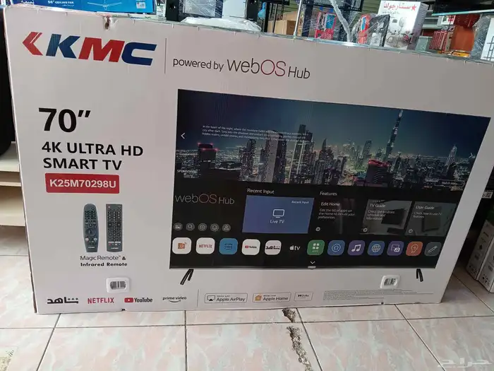 شاشات تلفزيون LED واي فاي سمارت QLED شامل التوصيل 2
