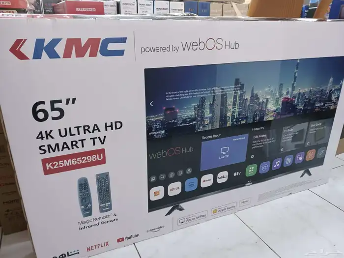 بيع شاشة شاشات تلفزيون جديد توصيل تركيب فوري اخر اصدار 4k 0