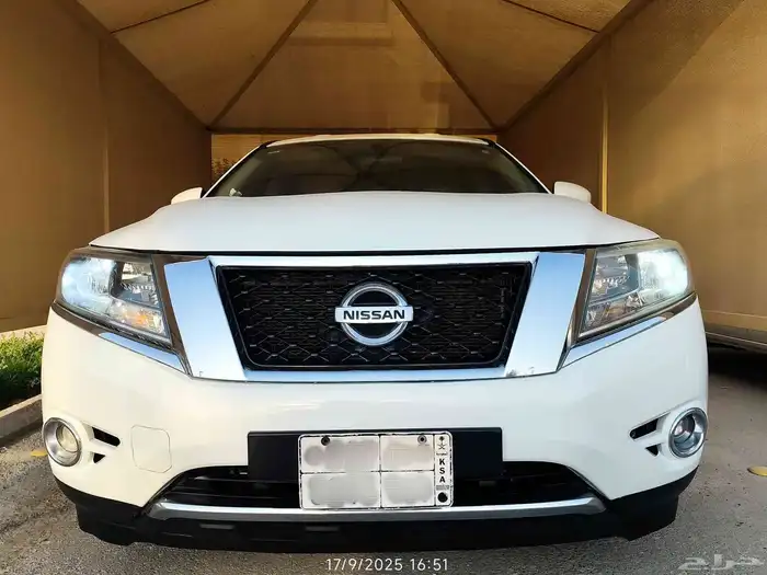 للبيع او البدل نيسان باثفندر 2014 ممشى قليل نظيفة بالاحساء 24