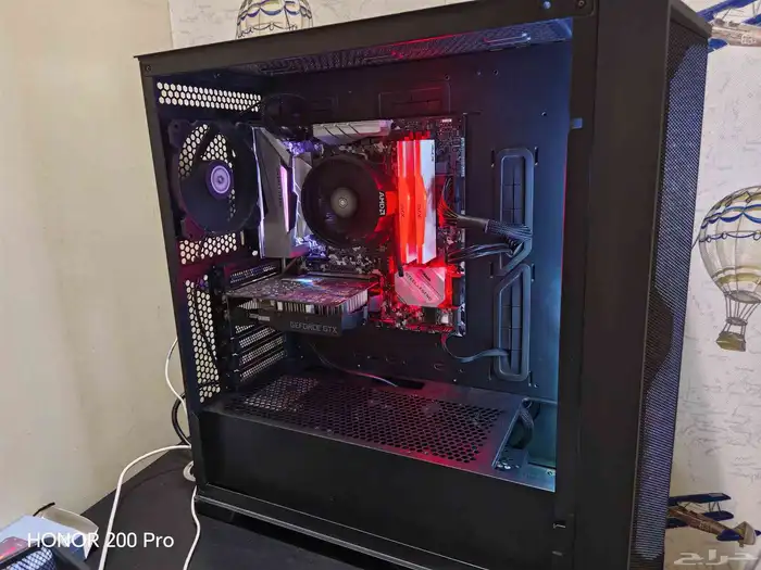 كمبيوتر العاب Ryzen 5 2600 GTX1650 SSD 512GB سعر منافس 0