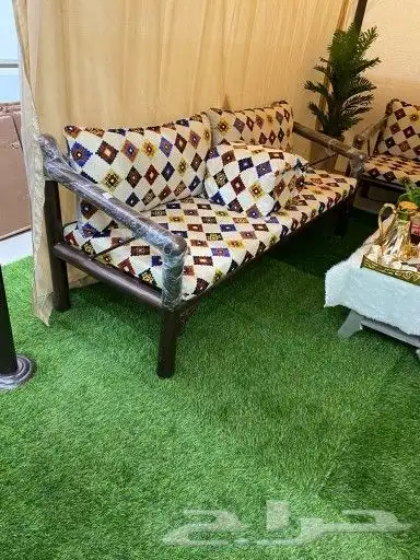 كراسي حديد جلسات خارجيه مراكيز شعبيه كويتيه 1