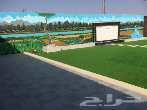 نوافير شلالات جلسات احواض رسم مناظر 2