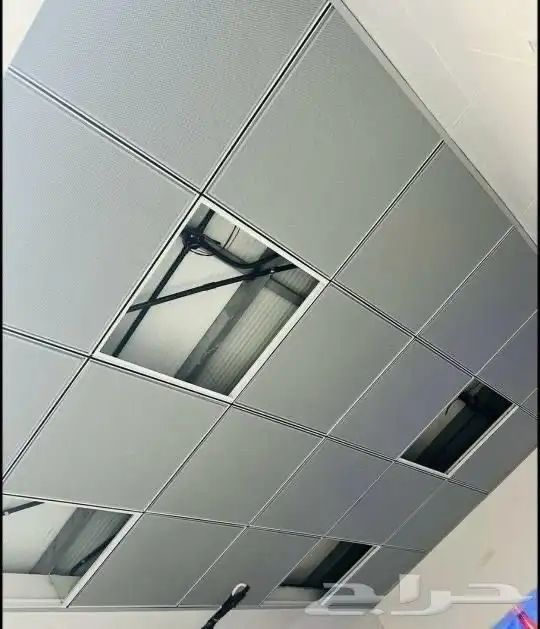 معلم سقف مستعار مربعات 0