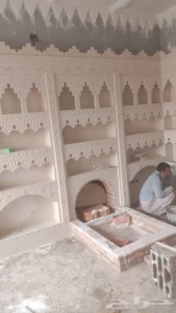 شغل كمار اوجارمدخنه مشب نار طين بنا وترميم 5