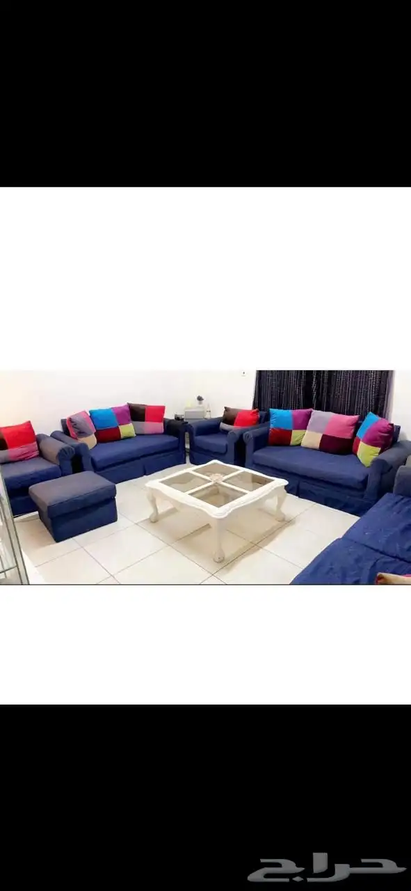 كنب هابيتات اثاث عفش 11 نفر مع طاولة تلفزيون 0