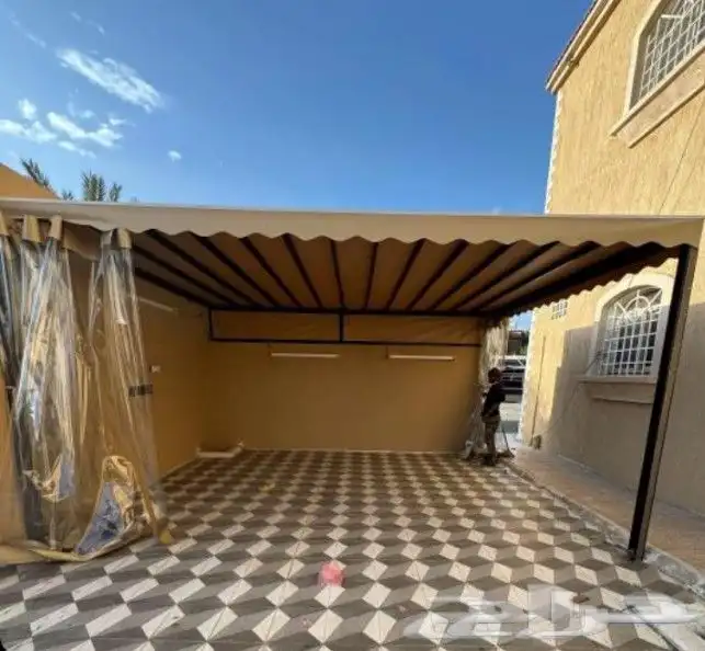 حداد مظلات وسواتر 4