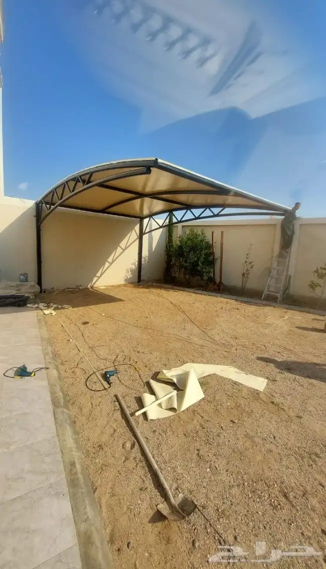 حداد مظلات وسواتر 2
