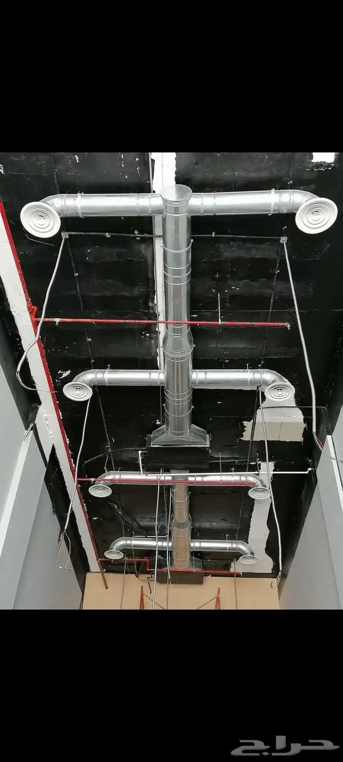 duct air condition and exhaust duct work 1