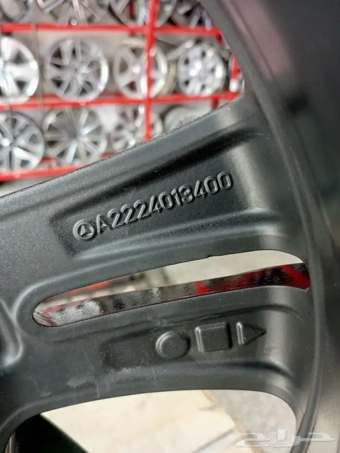 جنوط مرسيدس اصلي وكاله مستخدم نظيف مقاس 18 8