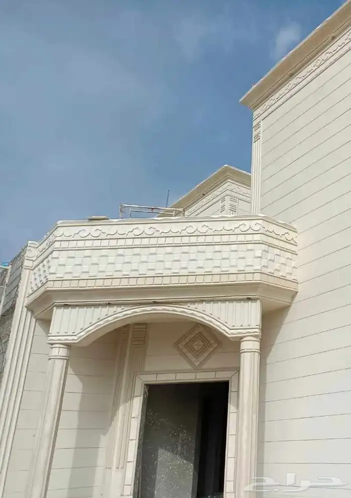 بديل الحجر لياسه ملونه ديكورات خارجيه تكلفه بسيطه 8