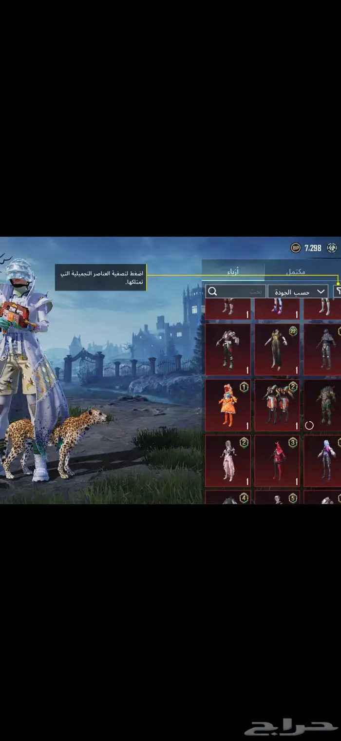 حساب ببجي مميز وفي انواع متميزه 10