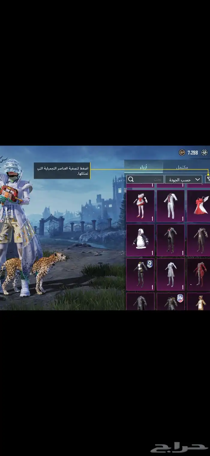 حساب ببجي مميز وفي انواع متميزه 9