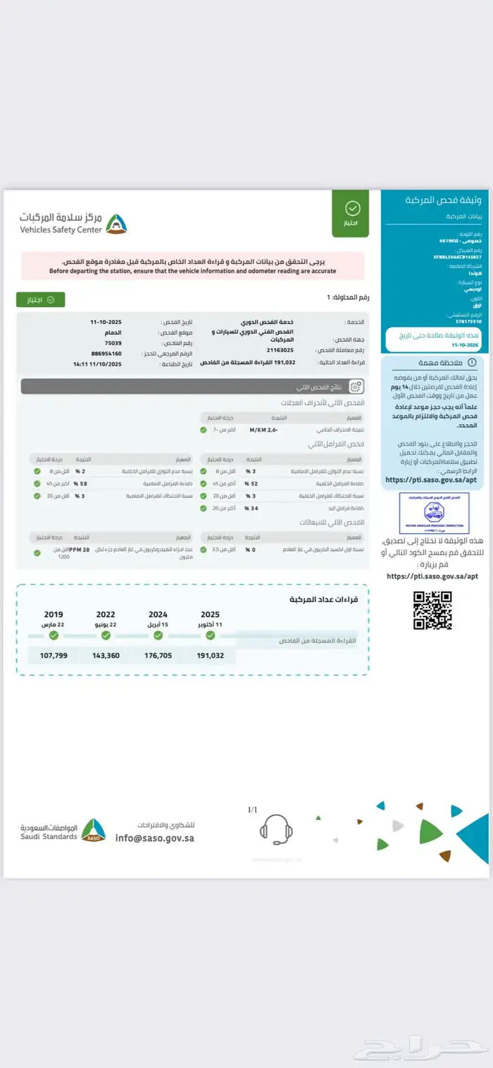 هوندا اودسي عائلية نظيفة جدا 4