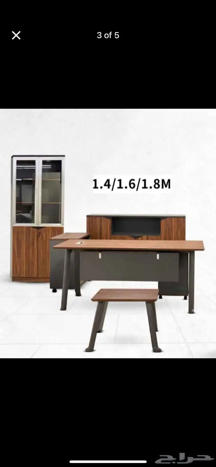 مجموعة مكتب تنفيذي فاخرة مع خزانة 20