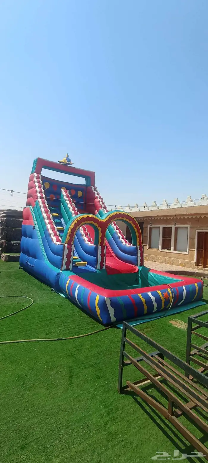 نطيطات زحاليق مائيه زحاليق هوائيه ملعب صابوني 3