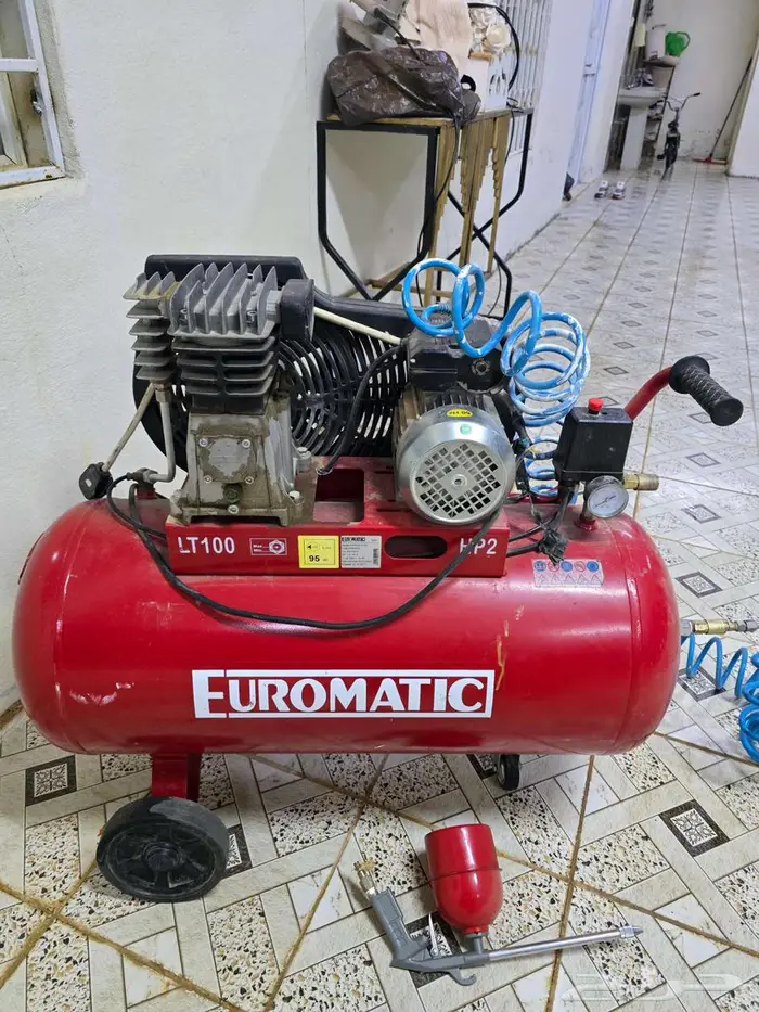 كمبريسر هواء إيطالي 100 لتر 1