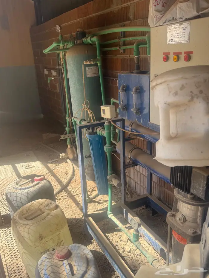 خزان غاز مركزي الف لتر ومضخة تحليه للبيع 5