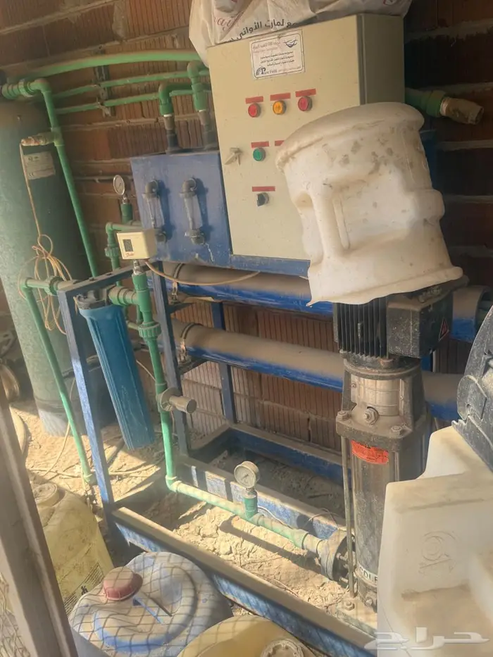 خزان غاز مركزي الف لتر ومضخة تحليه للبيع 3