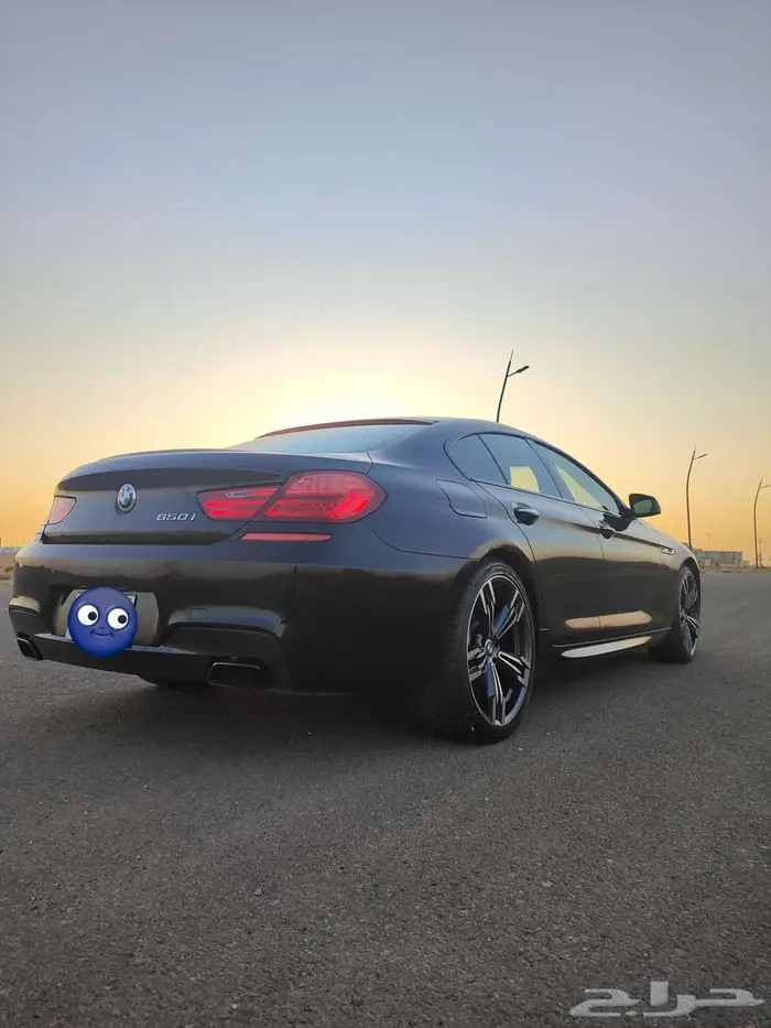 BMW 650i أسود 0