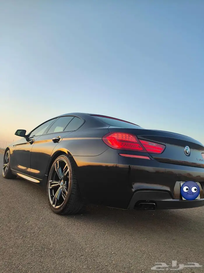 BMW 650i أسود 1