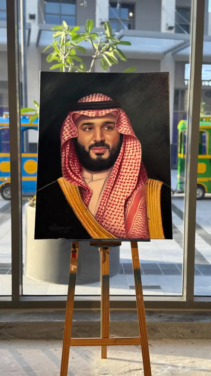 لوحة ولي العهد محمد بن سلمان 0