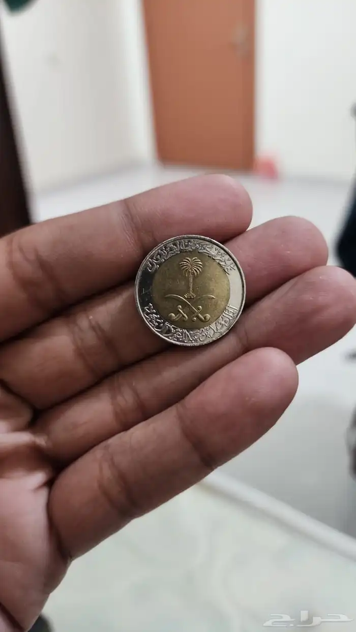 ريال حديدعام1419حوالي 27سنه 25هلله أتوقع نادره حوالي 48سنه 2