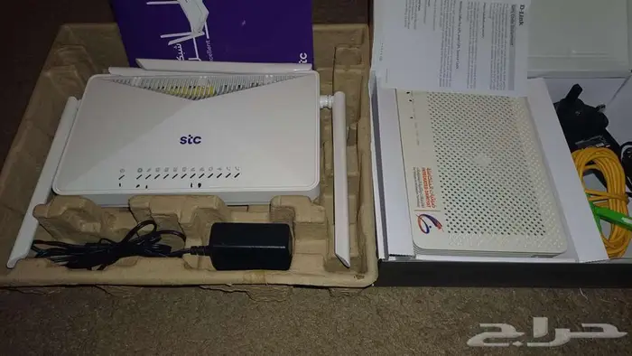 راوتر الياف بصرية STC. و DSL 1