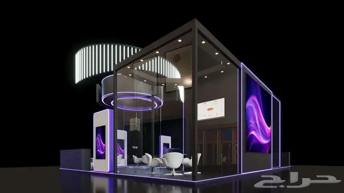 تصميم و تنفيذ بوثات معارض ثلاثية الأبعاد بجودة عالية 7